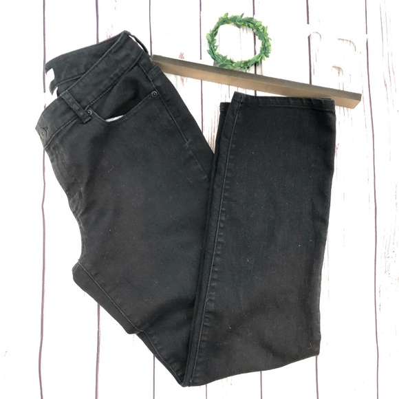 Chico's Denim - CHICOS PLATINUM DENIM BLACK JEAN SIZE 0.5